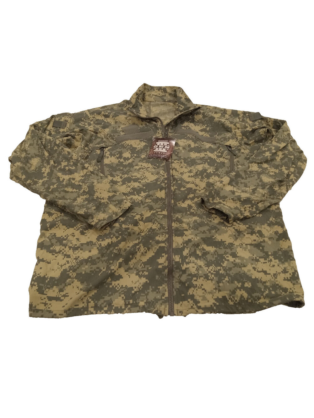 US Military ECWCS Gen III Level 4 Wind Jacket Large Long UCP Digital Camo NWT